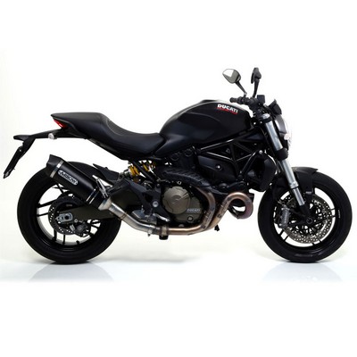 Escape aluminio negro Arrow Race Tech Ducati Monster / Diavel / MultiStrada OC Â· 3